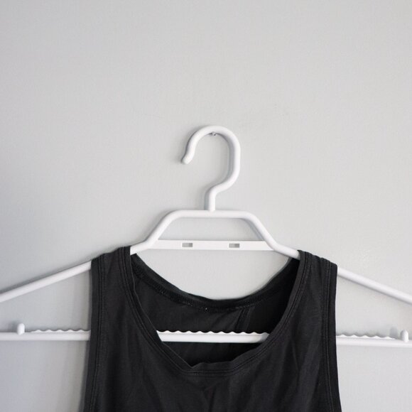 Lululemon Womens Grey Sz 6 'Namaste' All Tied Up Sleeveless Open Back Tank Top - Picture 4 of 8